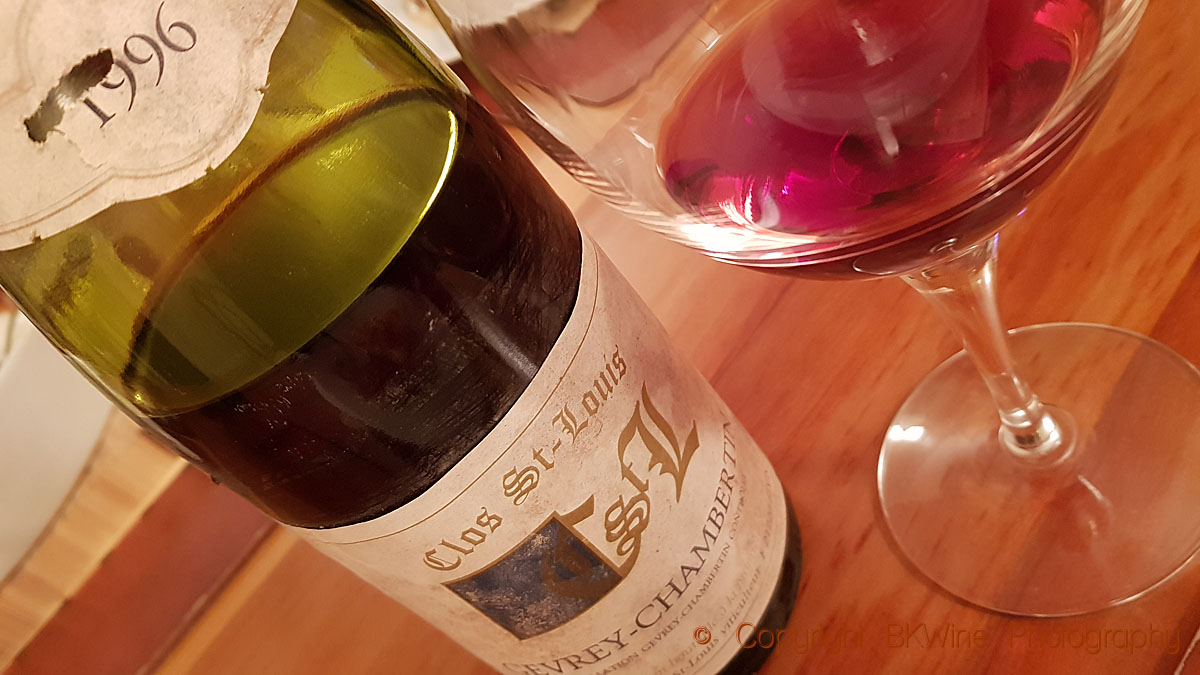 Gevrey Chambertin 1996, Domaine Clos Saint Louis