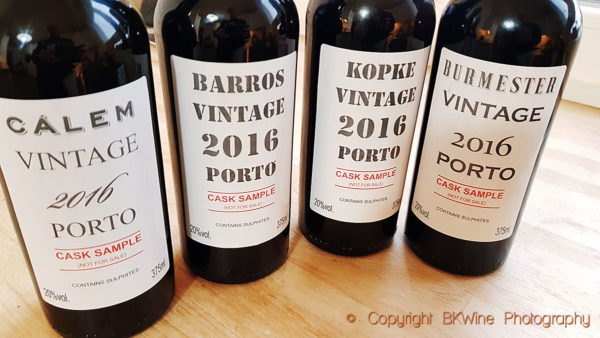 Vintage port 2016 Calem, Barros, Kopke, Burmester