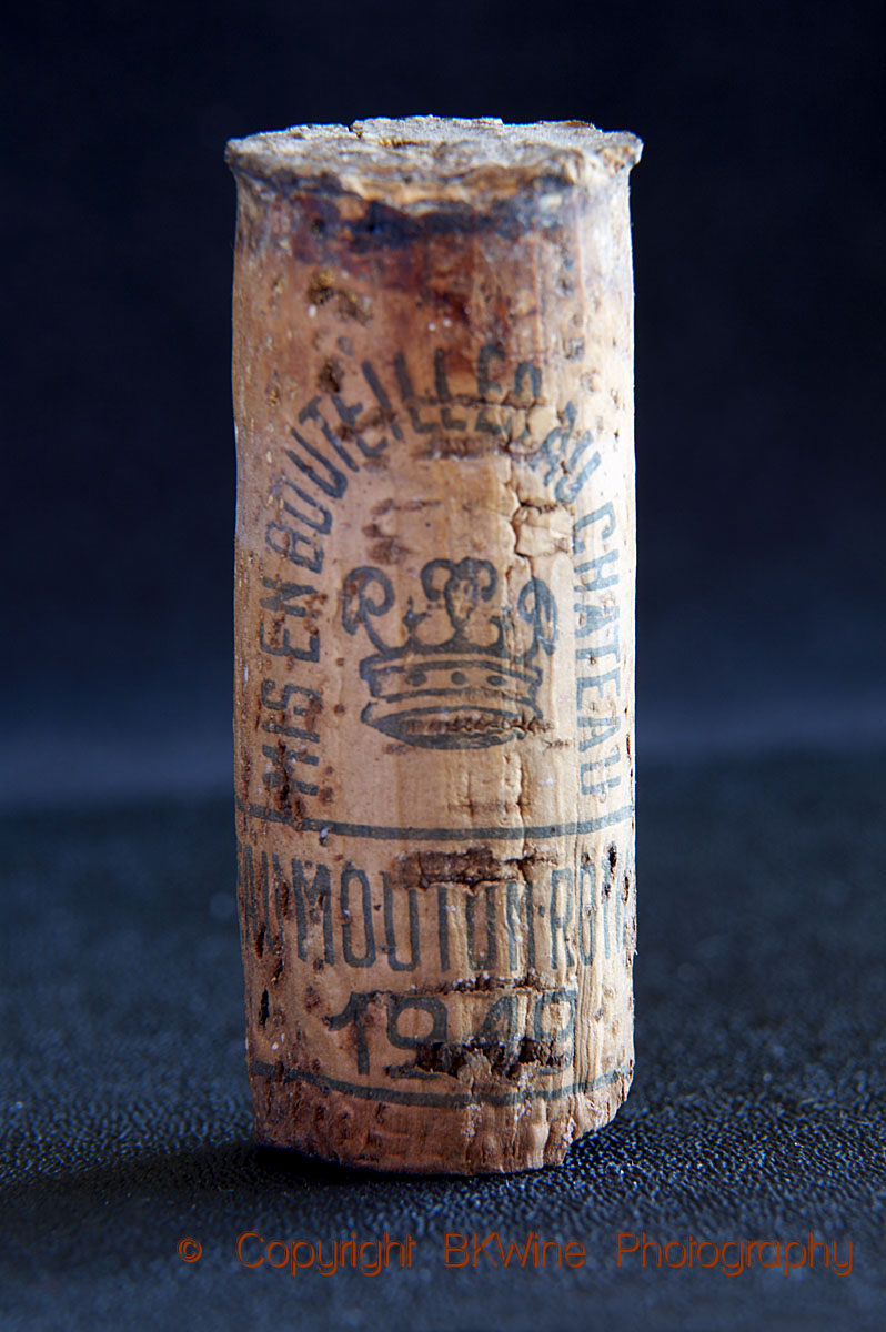 Chateau Mouton Rothschild cork 1949, Bordeaux