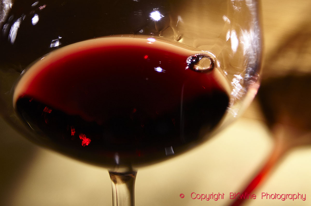 A glass of amarone