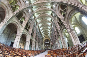 The basilica in Reims, Champagne