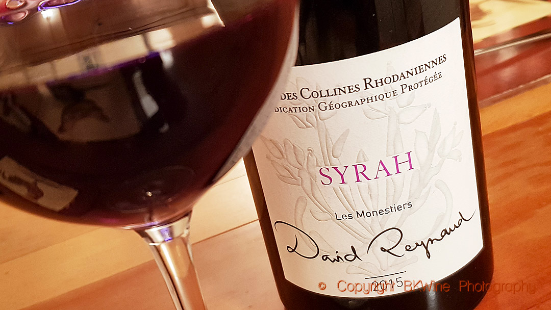 Syrah 2015, Les Monestiers, Domaine des Bruyères, Davide Reynaud