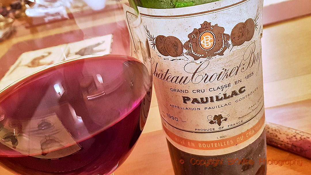 Château Croizet Bages 1990, Pauillac