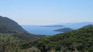 A view over the Ionian Islands, Greece