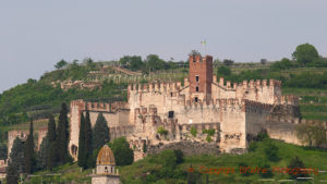 The castle in Soave, Veneto