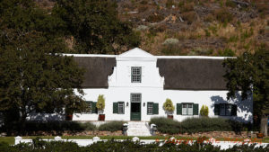 Cape Dutch house in Franschhoek, South Africa