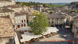 View over the town Saint Emilion
