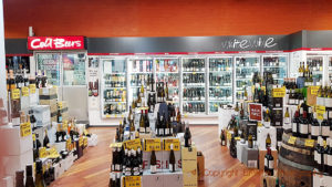 A wine shop in Auckland, New Zeeland