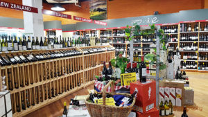 A wine shop in Auckland, New Zeeland