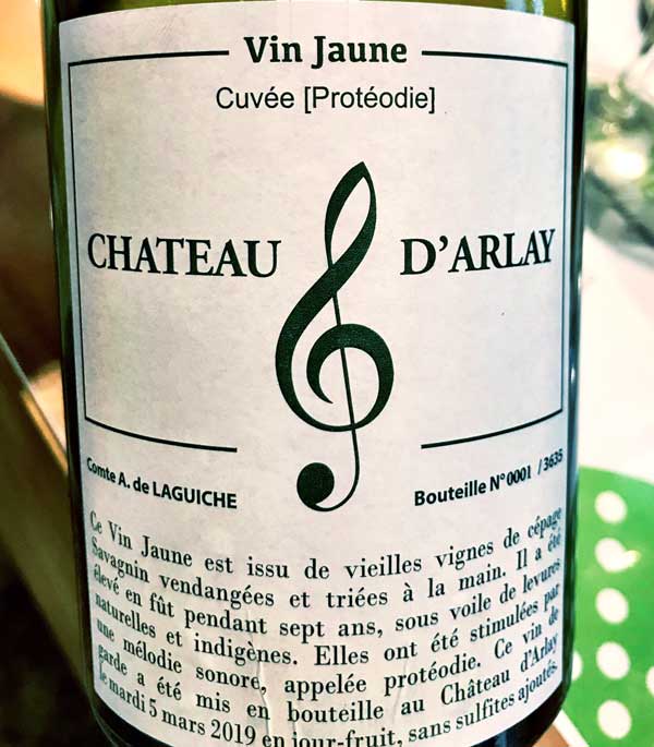 Chateau d'Arlay Cuvée Prothéodie, Jura, copyright SO Johansson