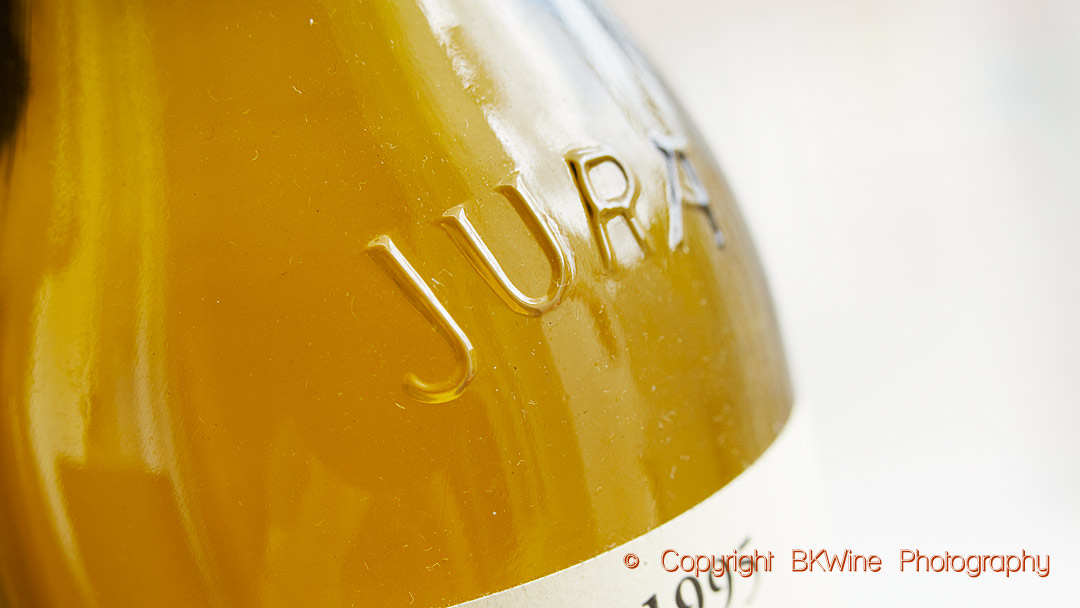 A bottle of Jura vin jaune, copyright BKWine Photography