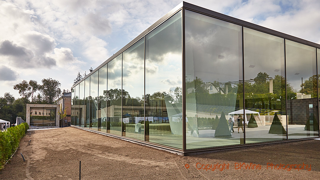 The modern-style conference centre at Castel Mimi, Moldova