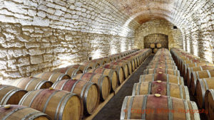 The barrel cellar at Castel Mimi, Moldova