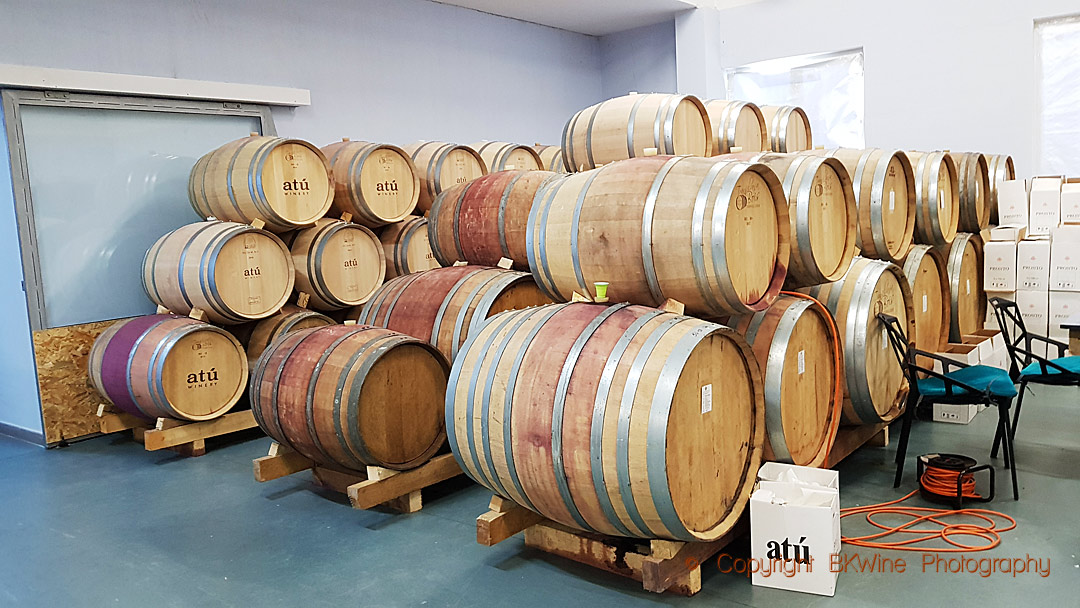 The Atu Winery barrel cellar