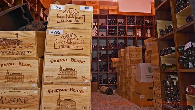 Cases of Chateau Angelus 2000 and Chateau Cheval Blanc 2001