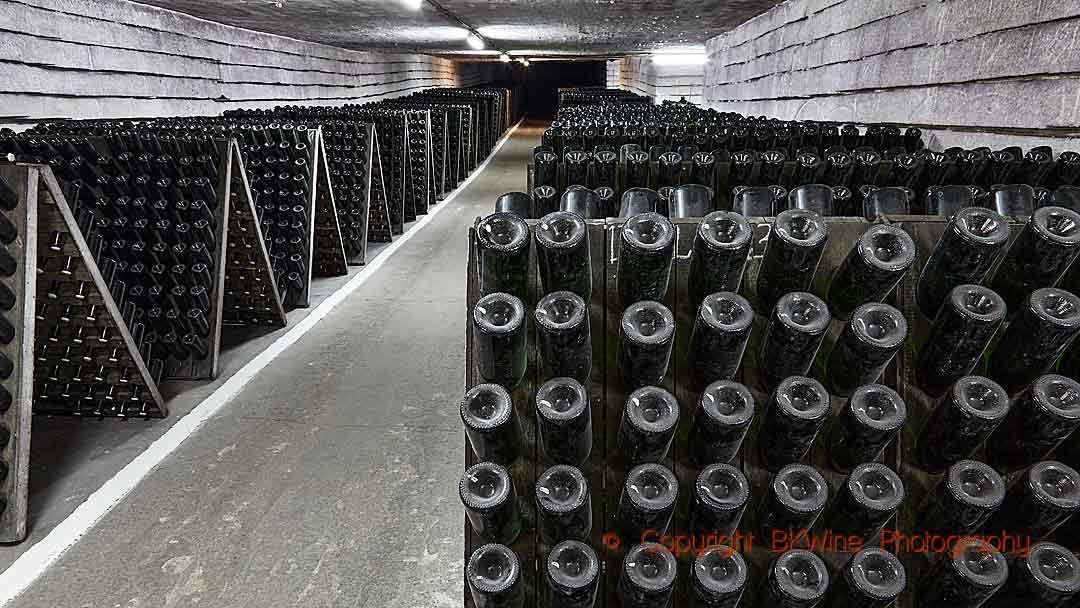 They also make a lot of sparkling wine at Cricova, Moldova