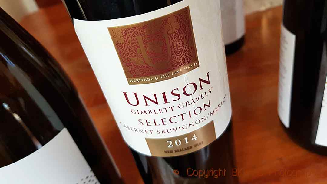 Unison Vineyard Selection Gimblett Gravels Cabernet Sauvignon/Merlot, Hawke's Bay, New Zealand