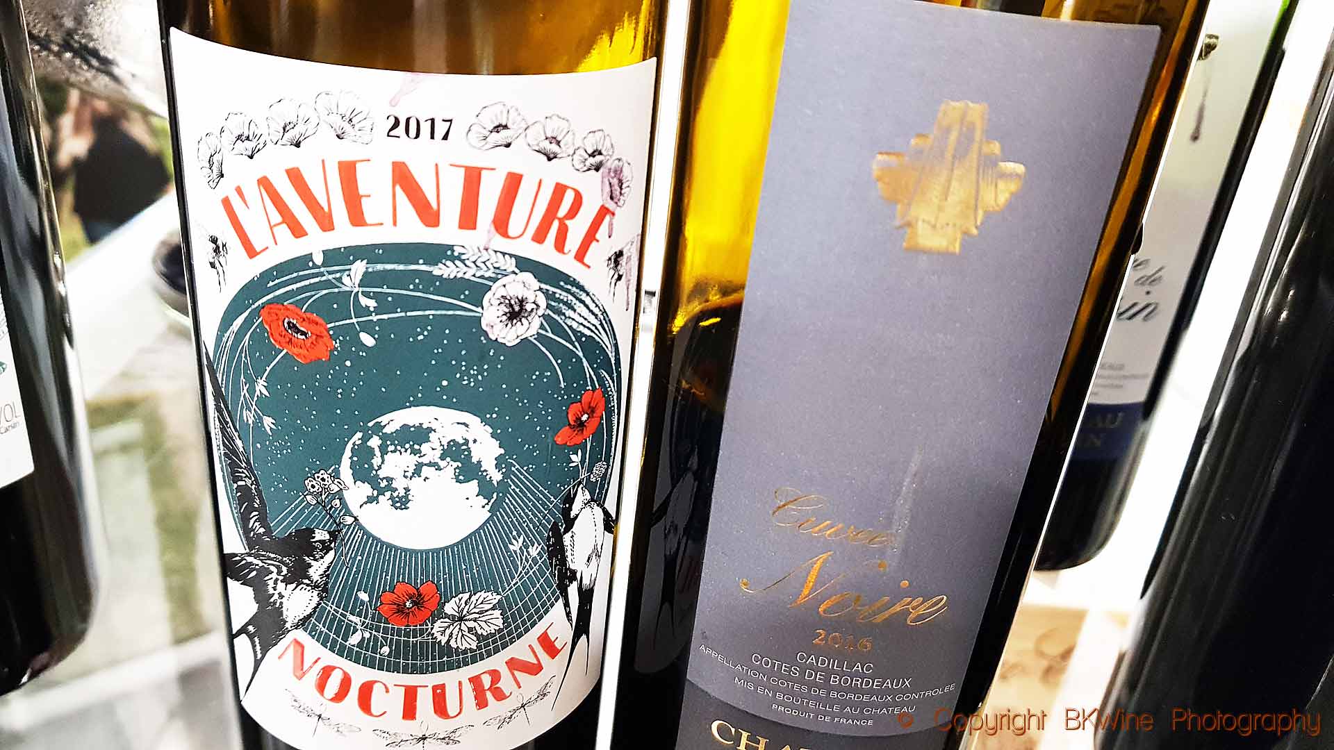 Charivari L'Aventure Nocturen and Cuvee Noire from Chateau Carsin, Bordeaux