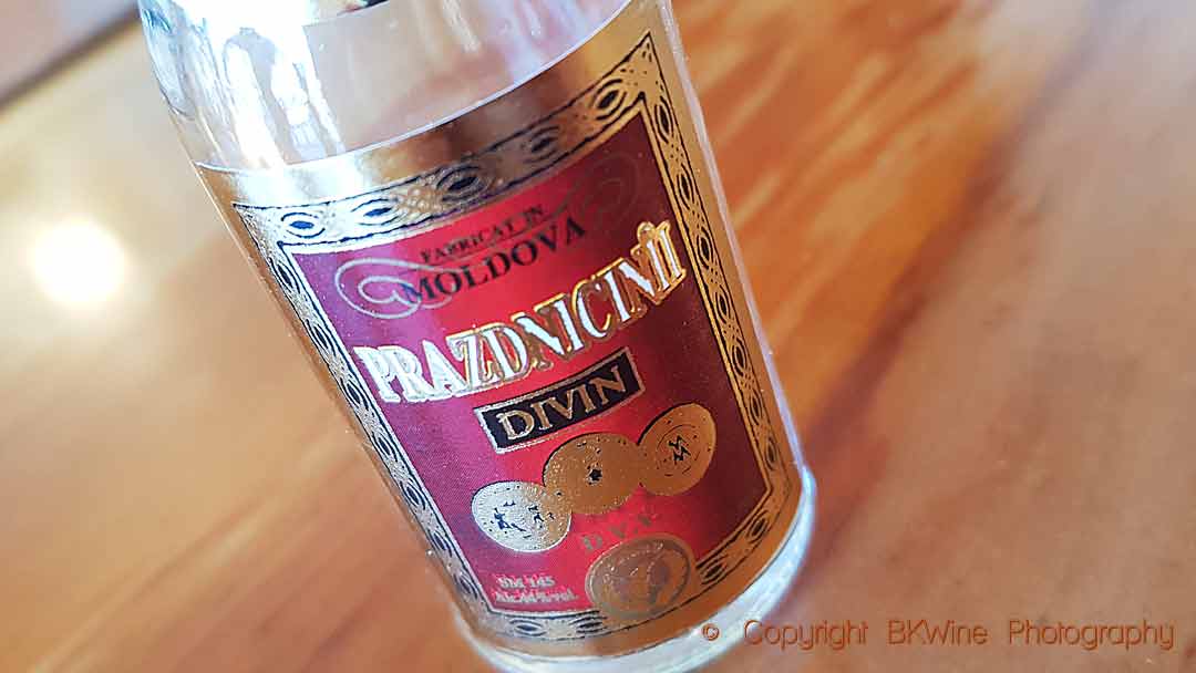 Divin from Barza Alba, the excellent brandy made in Moldova