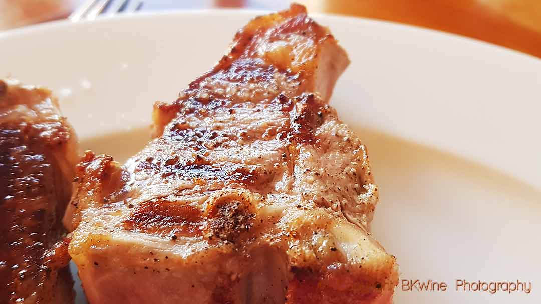 A perfectly grilled lamb chop