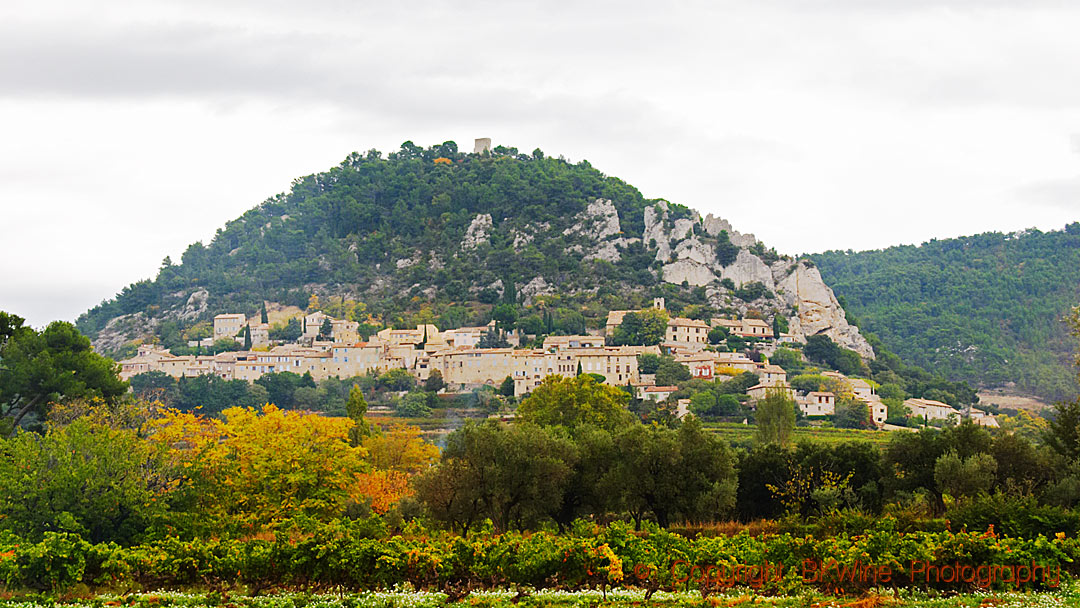 The Seguret village in the southern Rhone Valley
