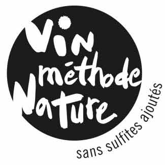Logo vin méthode nature, sans sulfites ajoutes