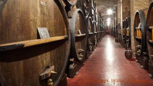 Bodega Weinert’s incredible cellar with wooden casks, Mendoza, Argentina