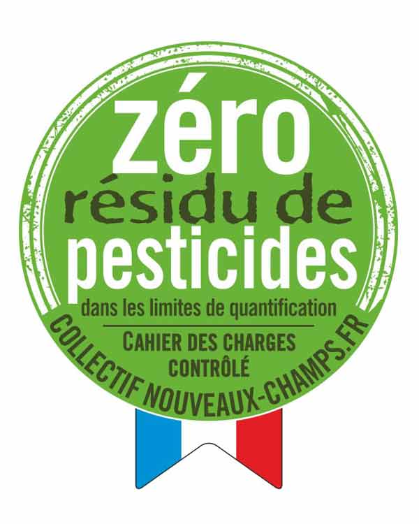 Zero residues de pesticides (ZRP), by Collectif nouvueaux champs (cnc) logo