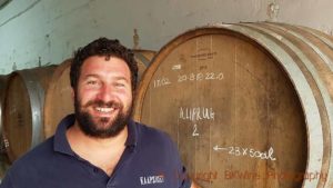 Danie Steytler Jr at Kaapzicht Winery in Stellenbosch, South Africa
