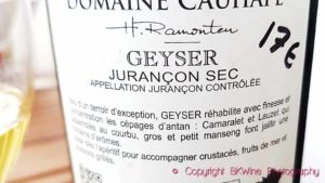 Appellation d’origine contrôlée, AOC, Domaine Cauhapé, Geyser, Jurançon sec, H Ramonteau