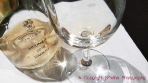 A “vin clair” pinot meunier from Damery at Champagne J de Telmont