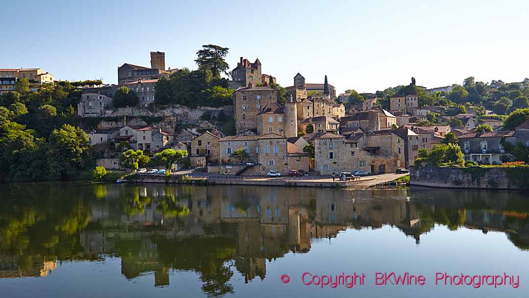 Puy l'Eveque on the Lot River in Cahors, one of the many beautiful villages in the French Sud-Ouest