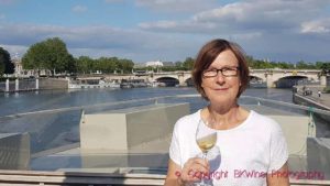 Britt Karlsson, BKWine, tasting Champagne on the Seine, Paris