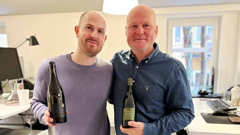 Simon and Johan Lidby of J Lidby Vinhandel, Sweden