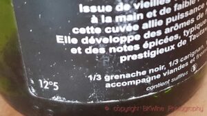 A wine that has 12.5% alcohol from the Languedoc