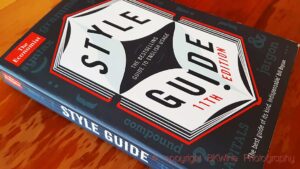 The Economist Style Guide, a book with writing and style rules