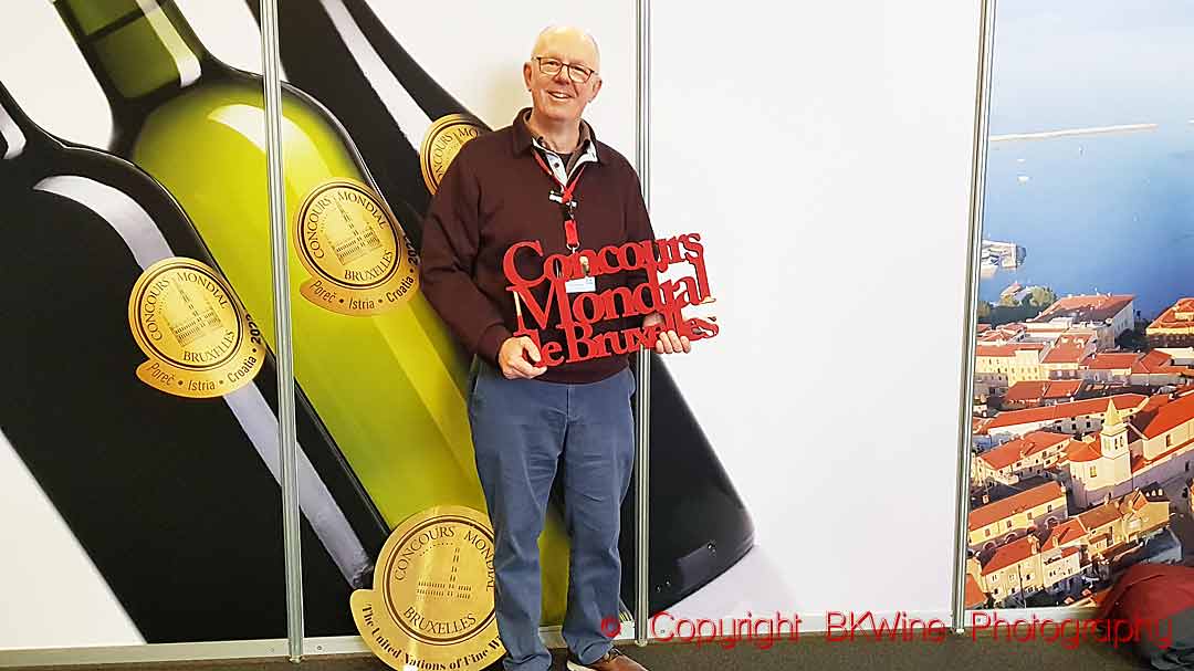 Per Karlsson, BKWine, at the Concours Mondial de Bruxelles CMB